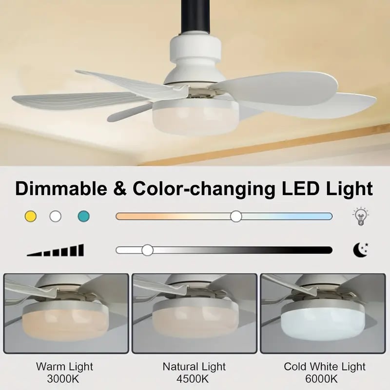 SmartBreez Ultra Quiet LED Fan Light